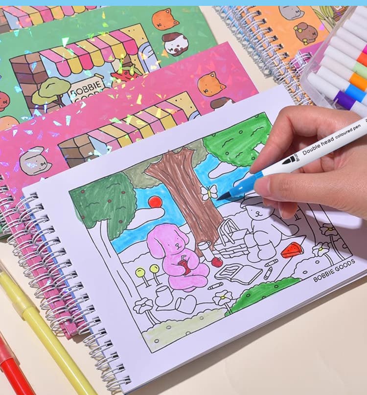 DIY coloring Graffiti book