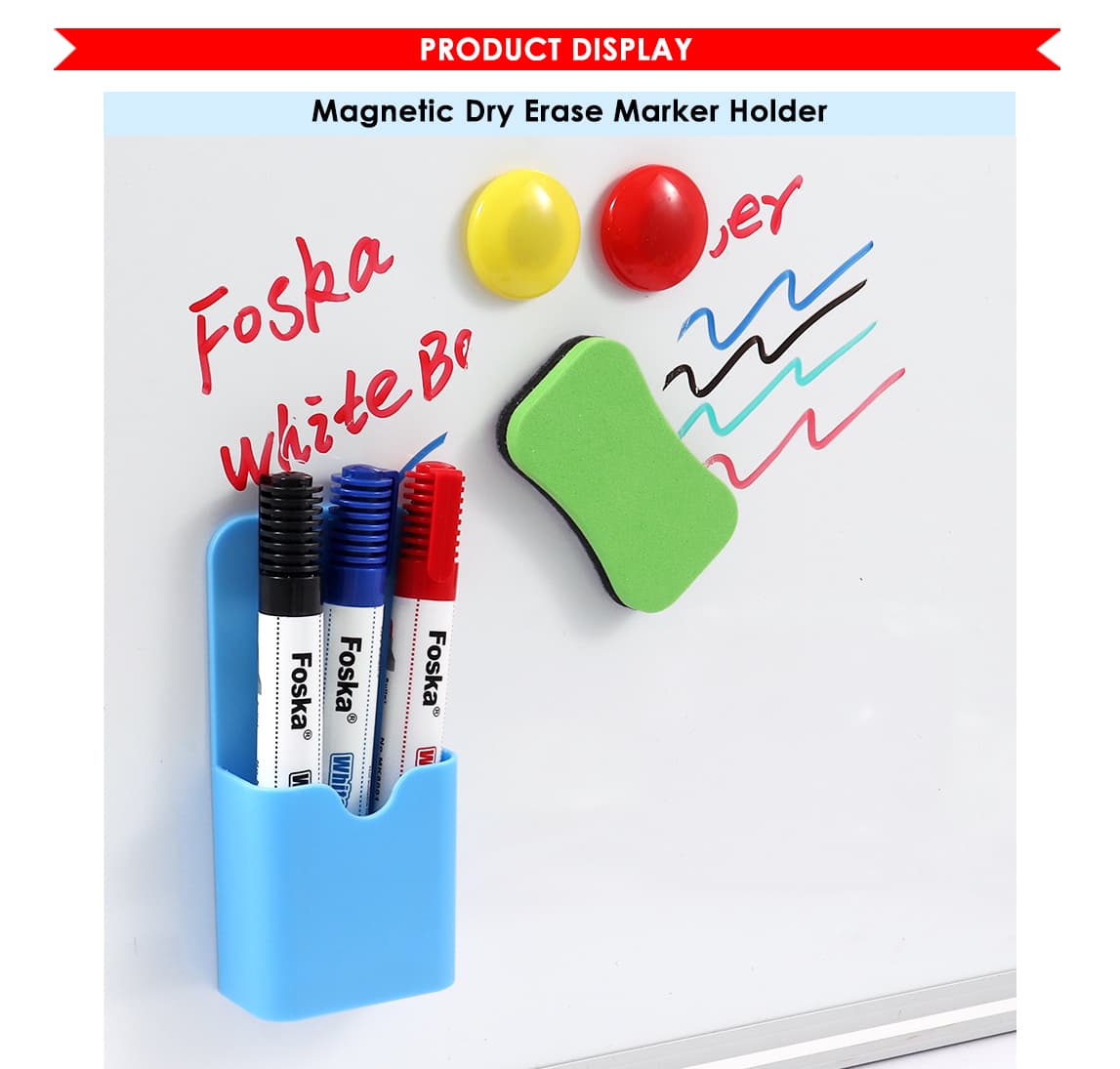 Magnetic Erase Marker Holder Magnetic Erase Marker Holder