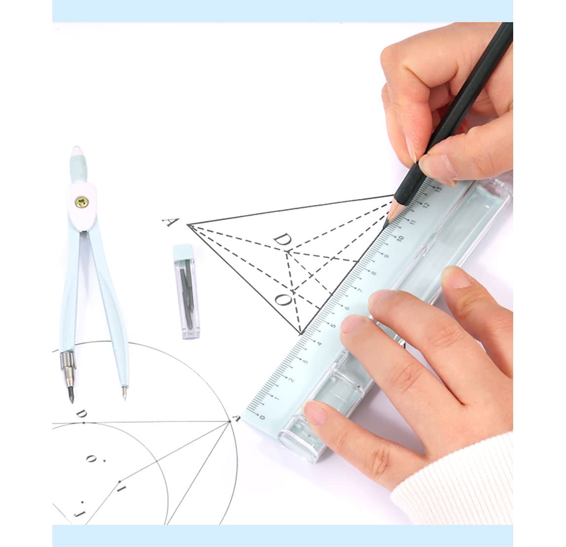 Drawing Circle Compass Divider Drawing Circle Compass Divider