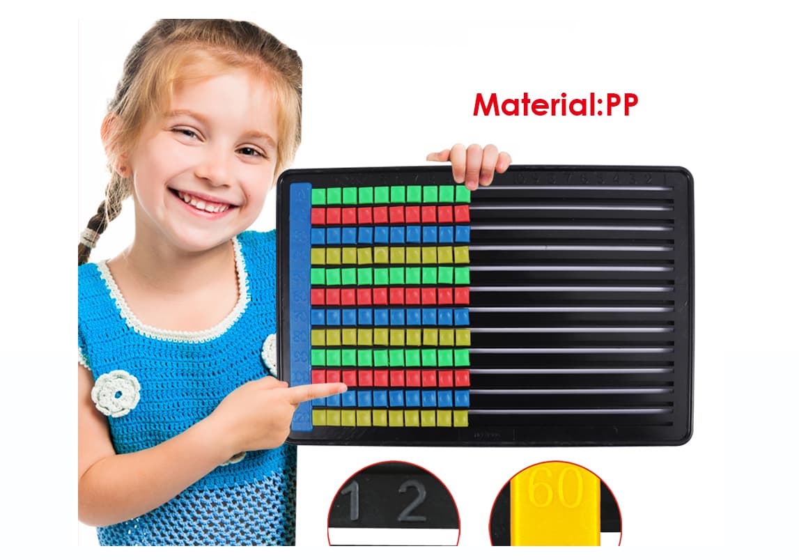 Vibrant Plastic Abacus