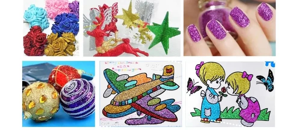 Brigh Colors Glitter