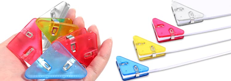 Colorful corner clip