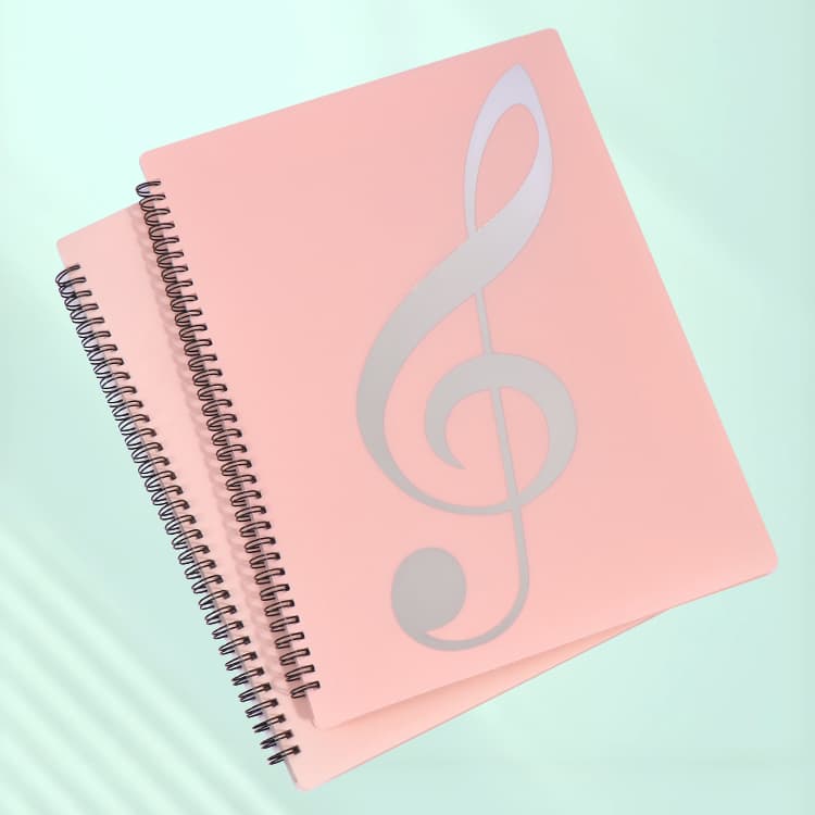 Pink Music Sheet Folder