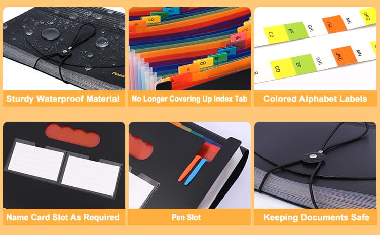 Durable Expanding File Bag