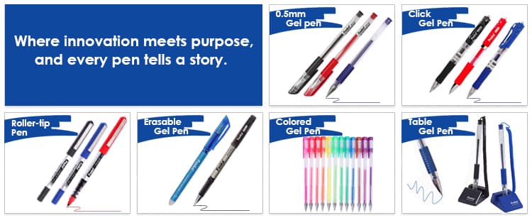 Portable Gel Ink Pens