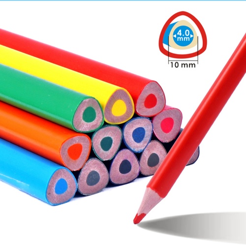 Jumbo Wood-free 12 Colors Pencil