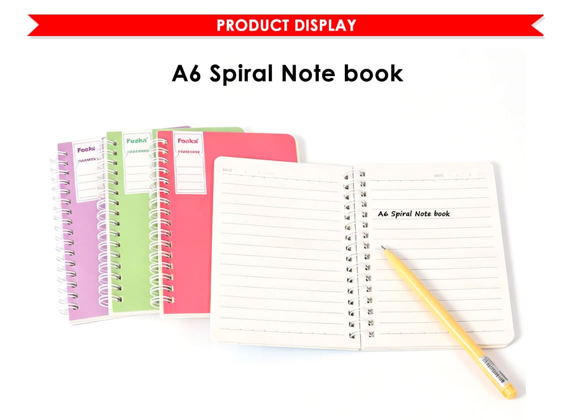 A6 Spiral Note Book
