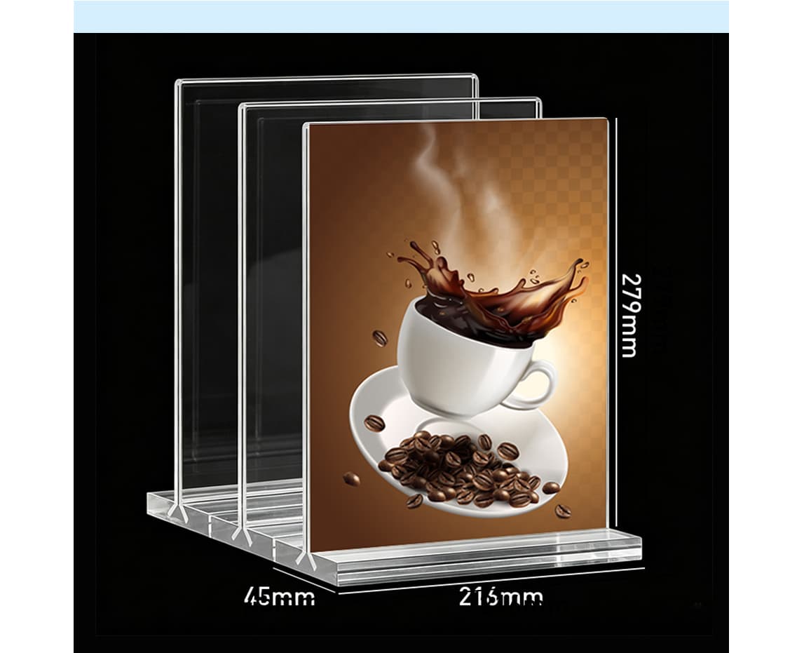 Letter Size Sign Holder Letter Size Sign Holder