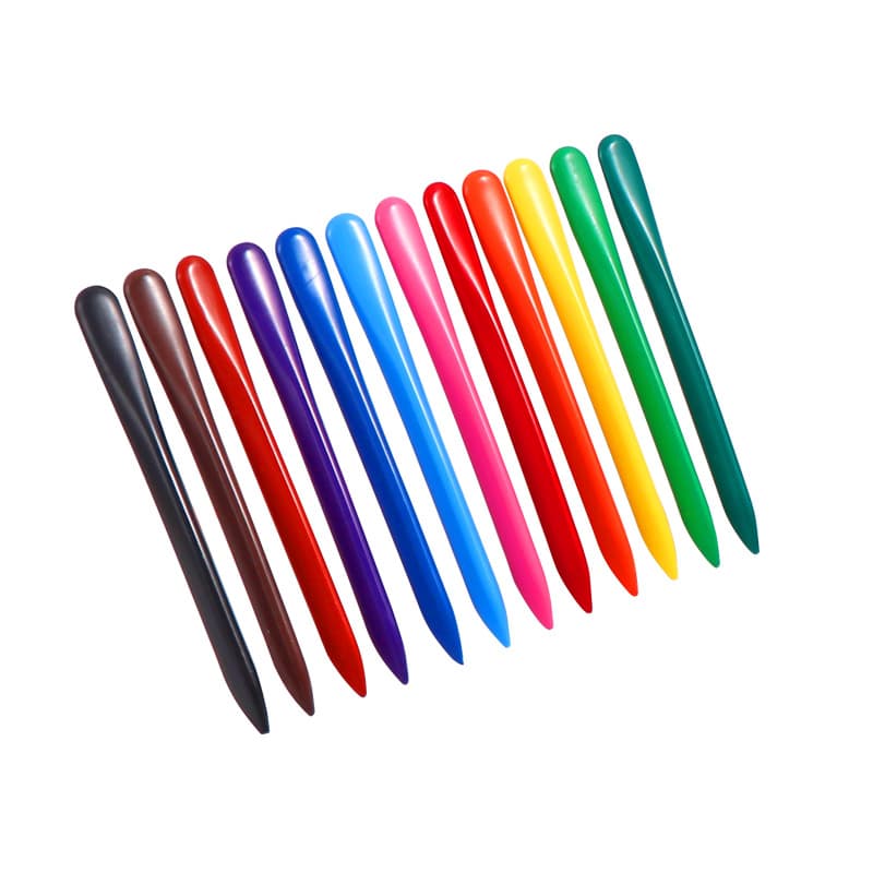Plastic Crayons in Rich Pigment