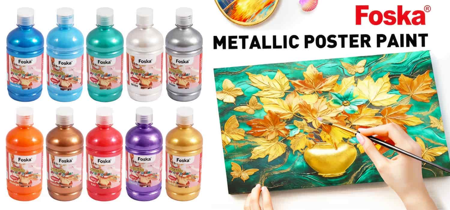 Foska metallic poster paint Foska metallic poster paint