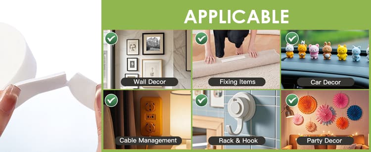 multi-size adhesive foam tape
