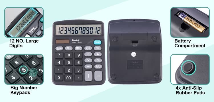 Durable Japanese Quality Desk Calculator