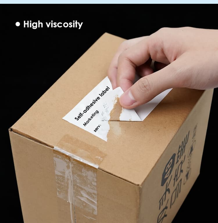 High quality glossy laser printable labels