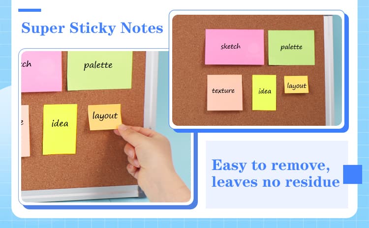 OPP bag packed sticky notes