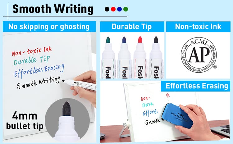 bullet tip whiteboard markers