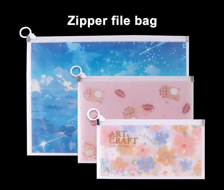 A4 zipper file bag