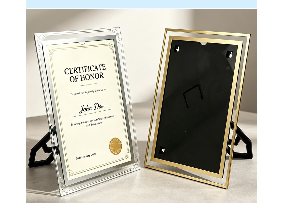 A4 Crystal Photo Frame