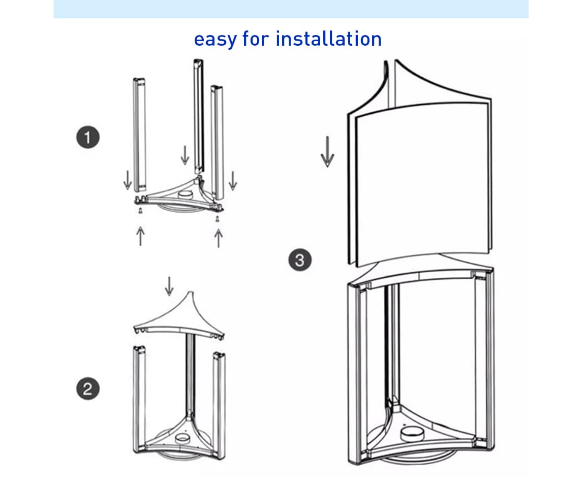 Three-Sided Rotating Stand for Daily Use Three-Sided Rotating Stand for Daily Use